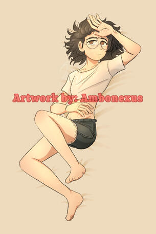 Anatomical - Full Body - Polished - Flat Background - Crayon Texture