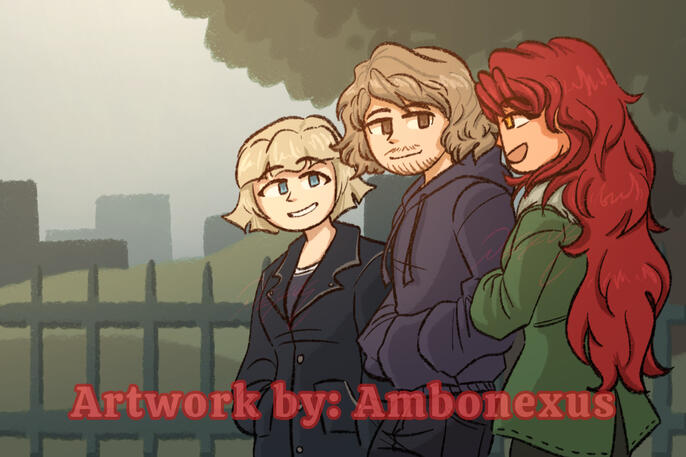 Simplistic - Waist - Shaded - Detailed Background - Crayon Texture